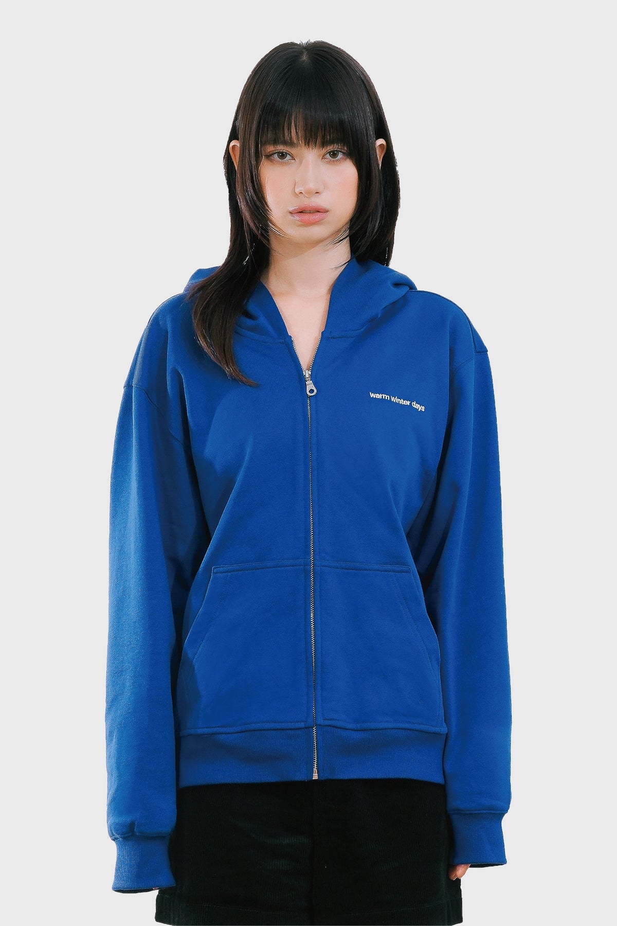 Sapphire Zip Up Hoodie