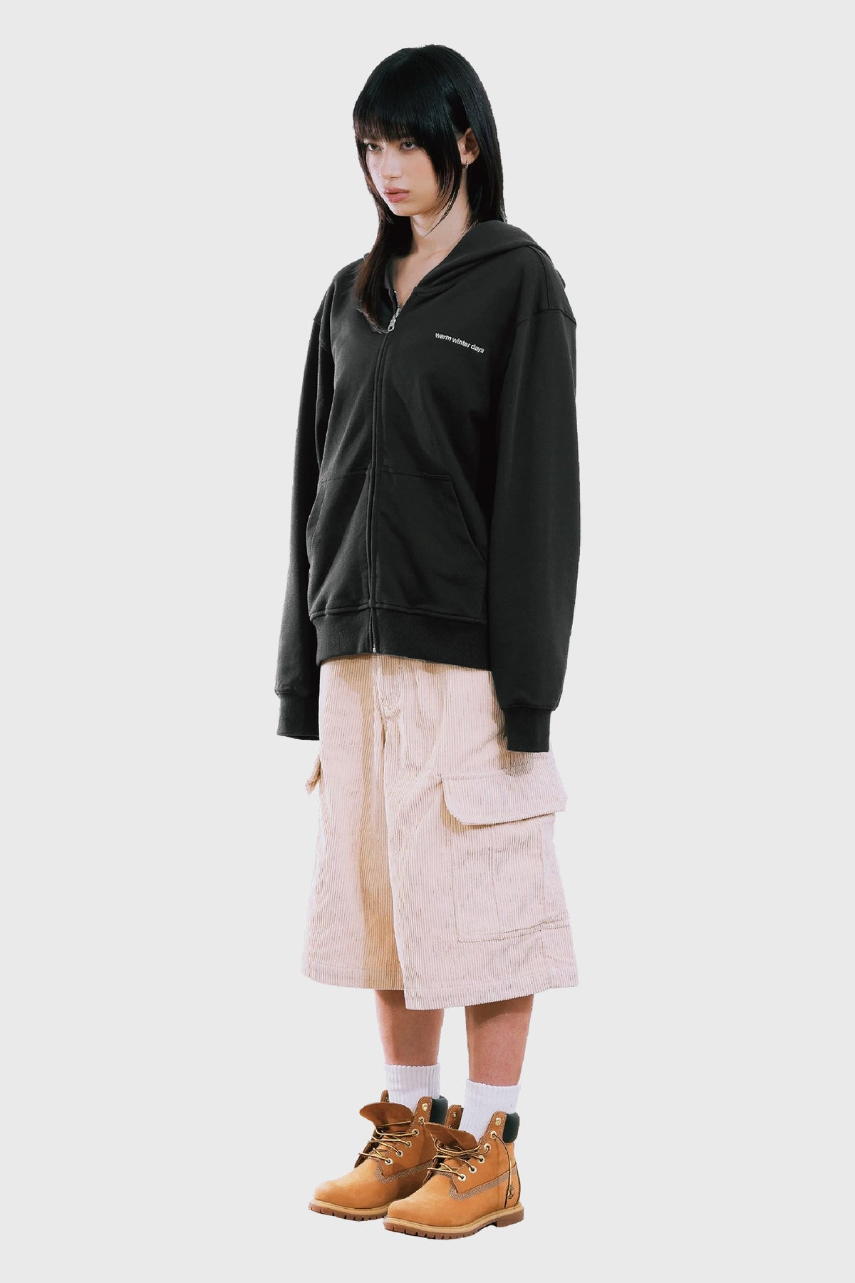 Staple Zip Up Hoodie