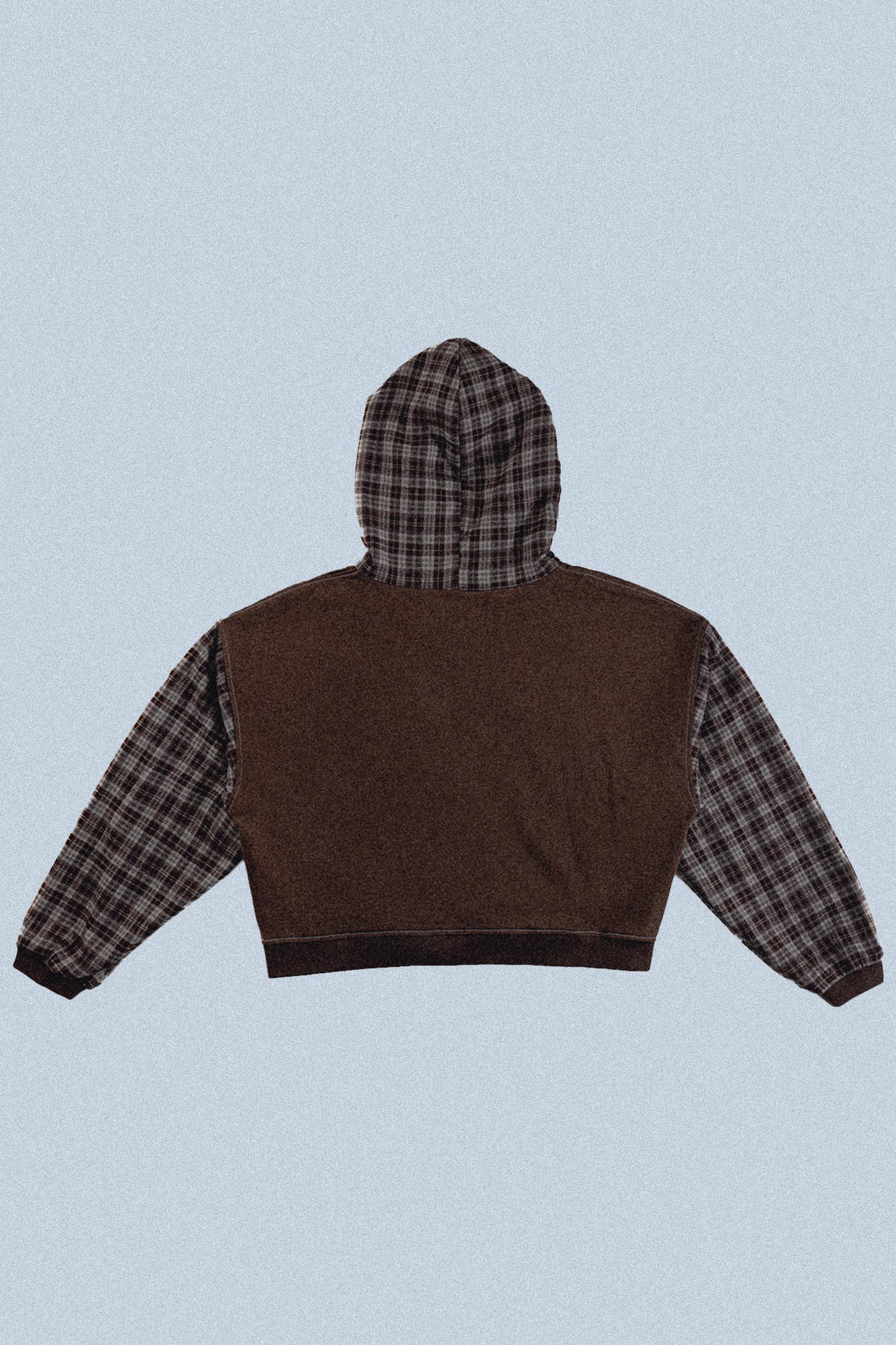 Patchwork Zip Up Hoodie