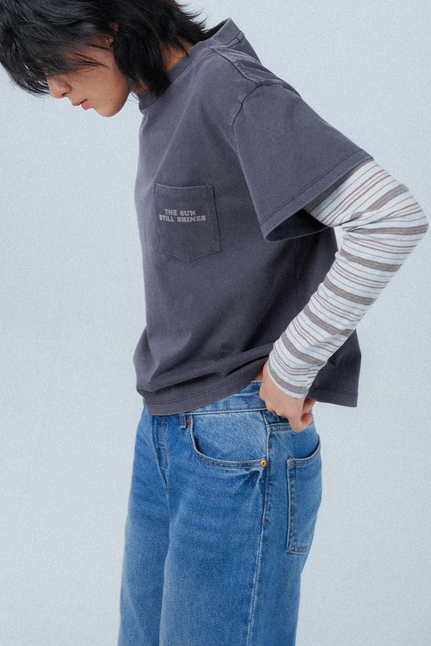 Double Layered Pocket Tee