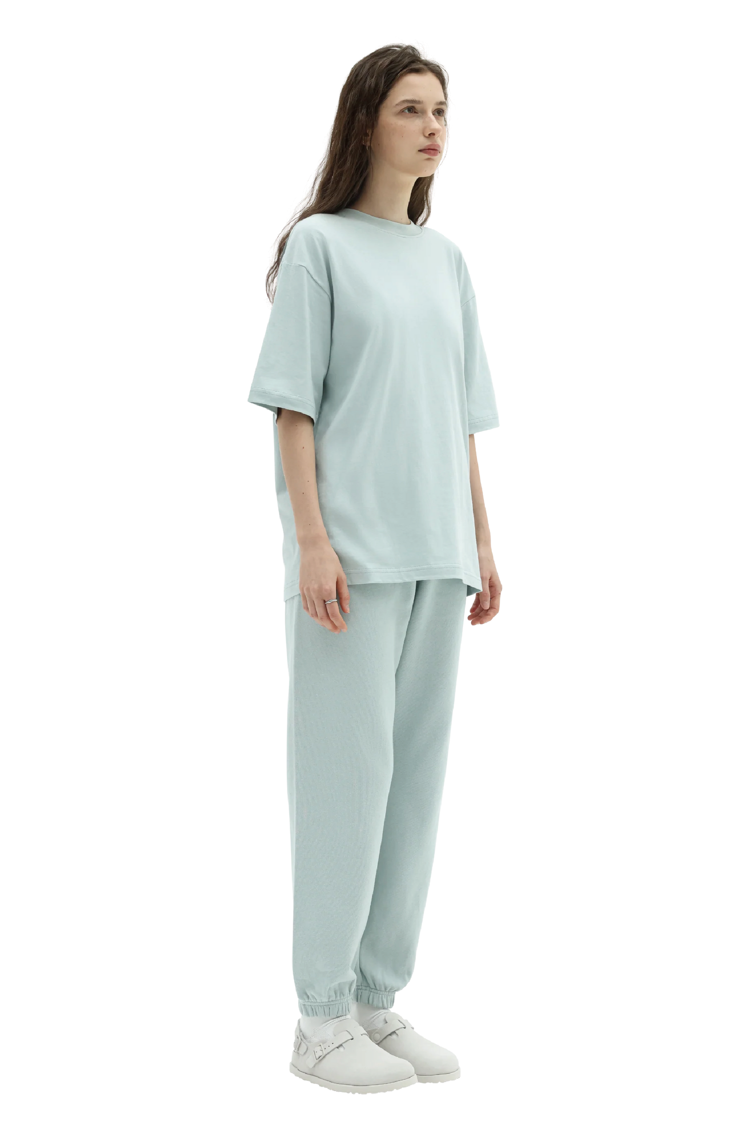 Box Tee in Powder Blue