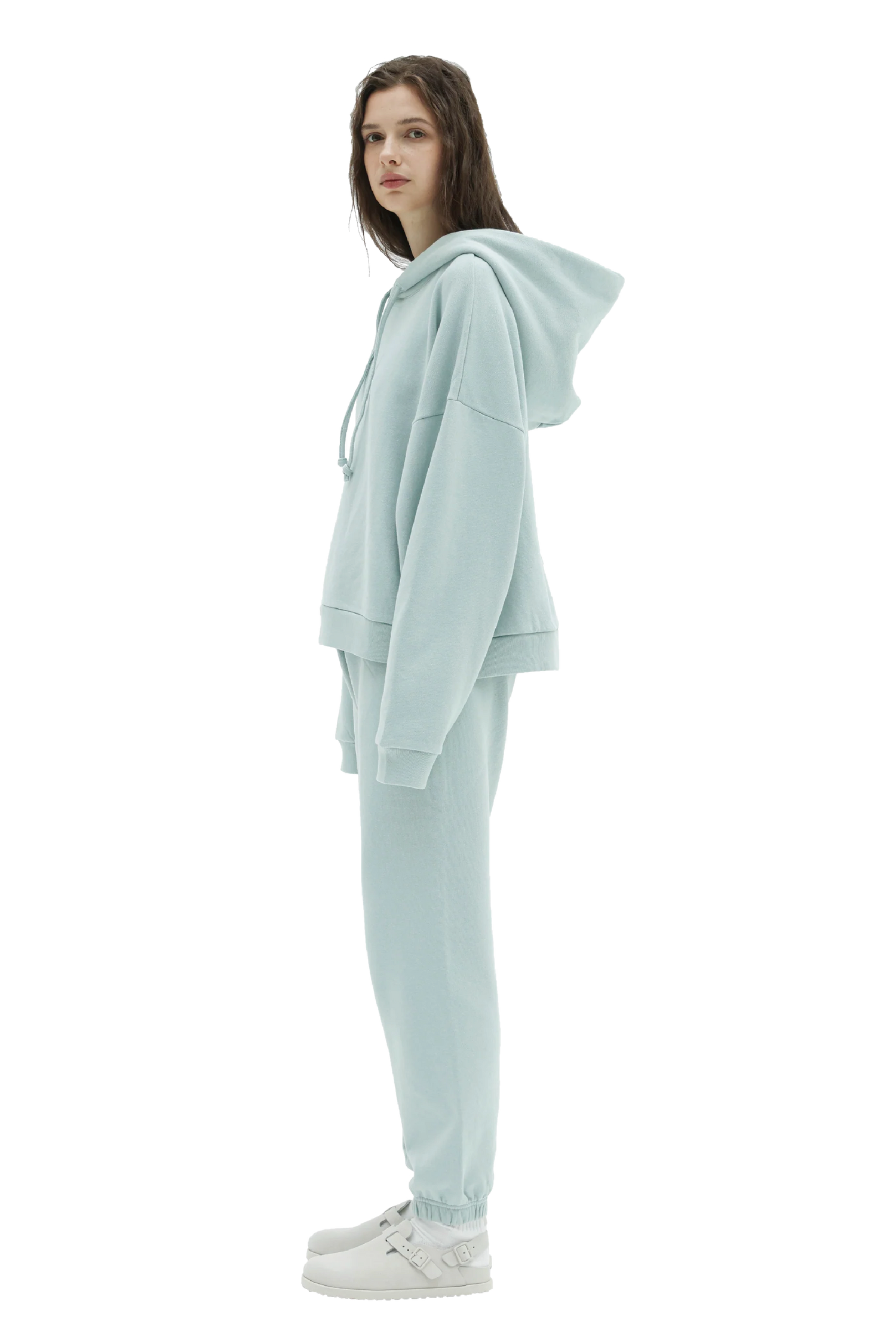 Hoodie in Powder Blue