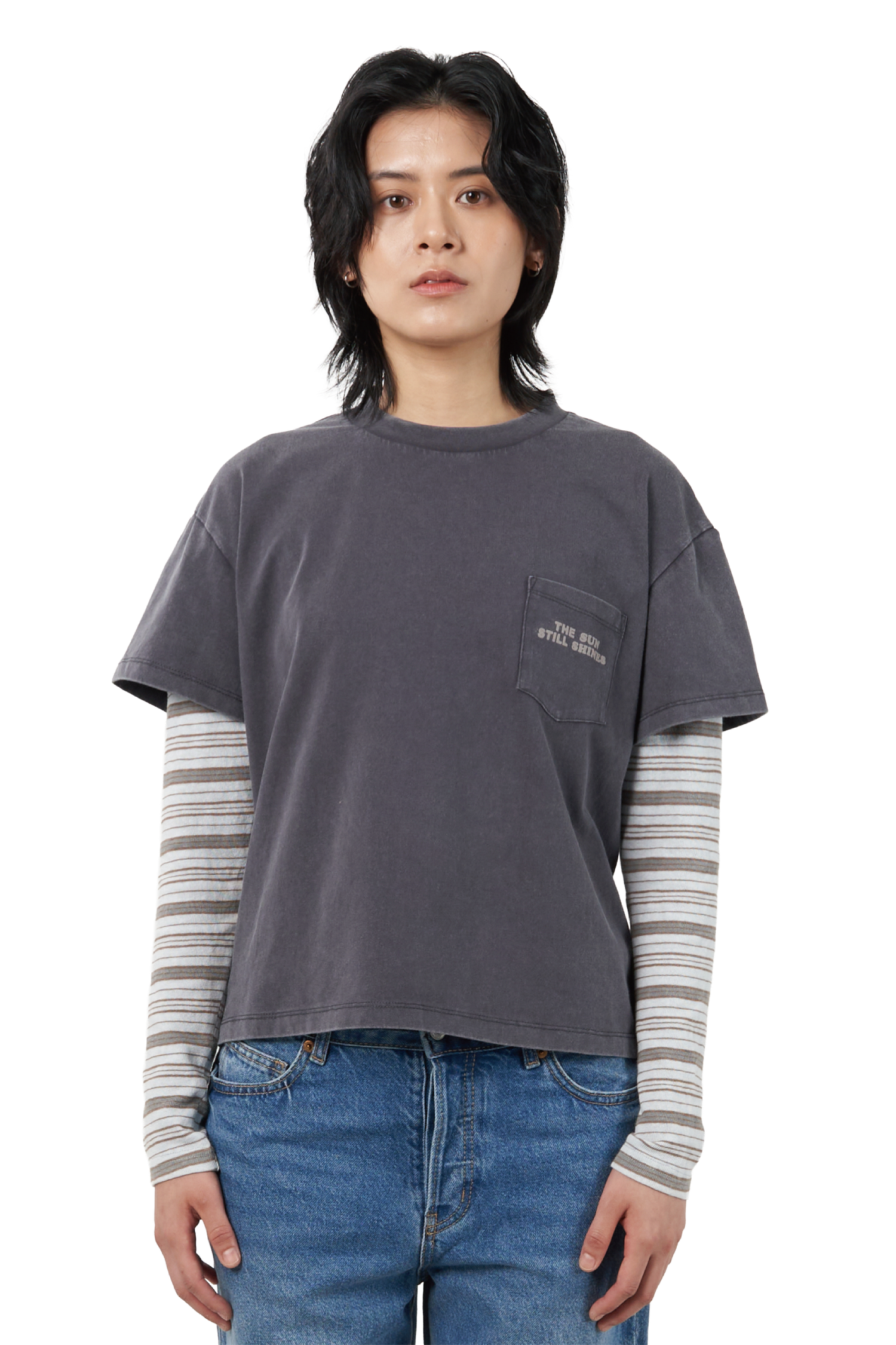 Double Layered Pocket Tee