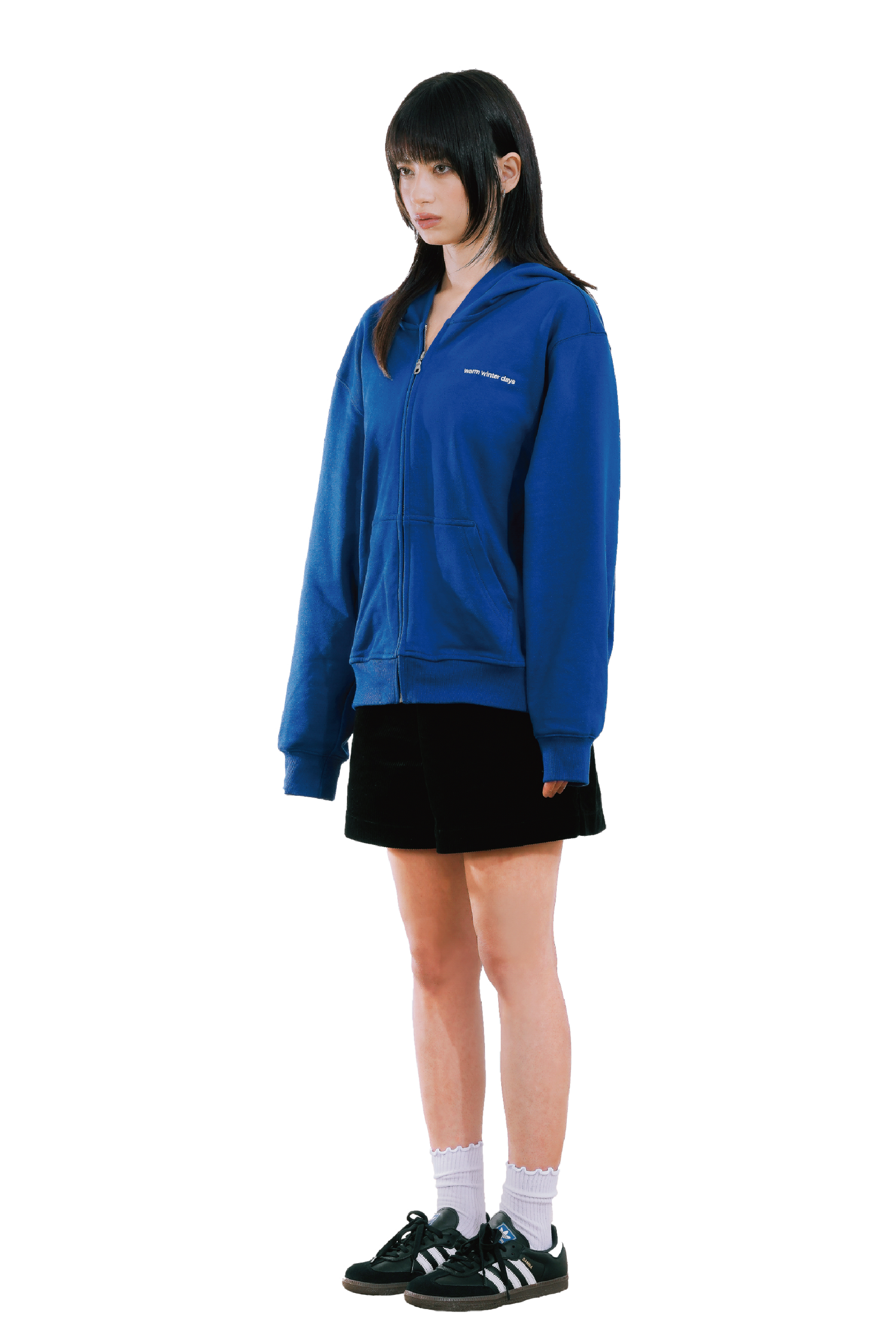 Zip Up in Sapphire