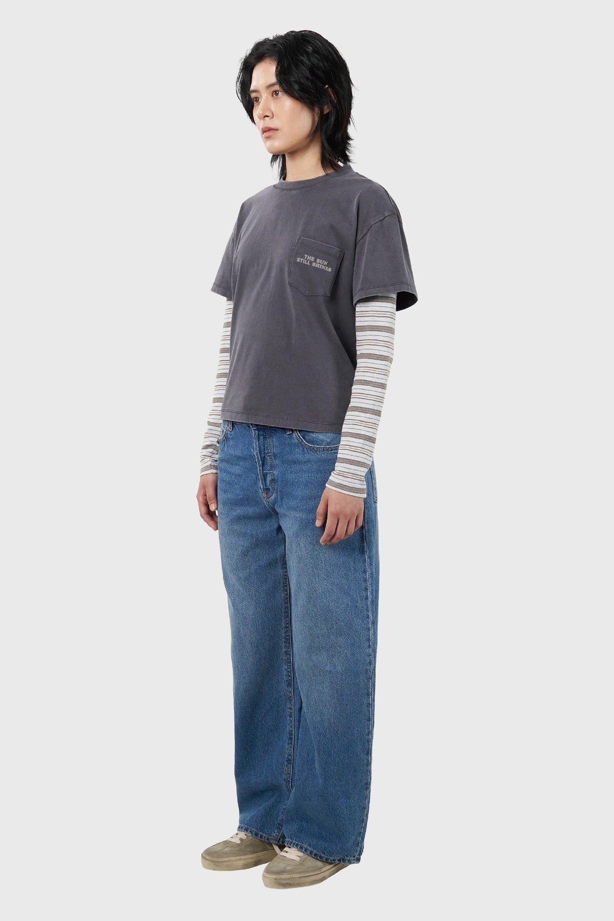 Double Layered Pocket Tee