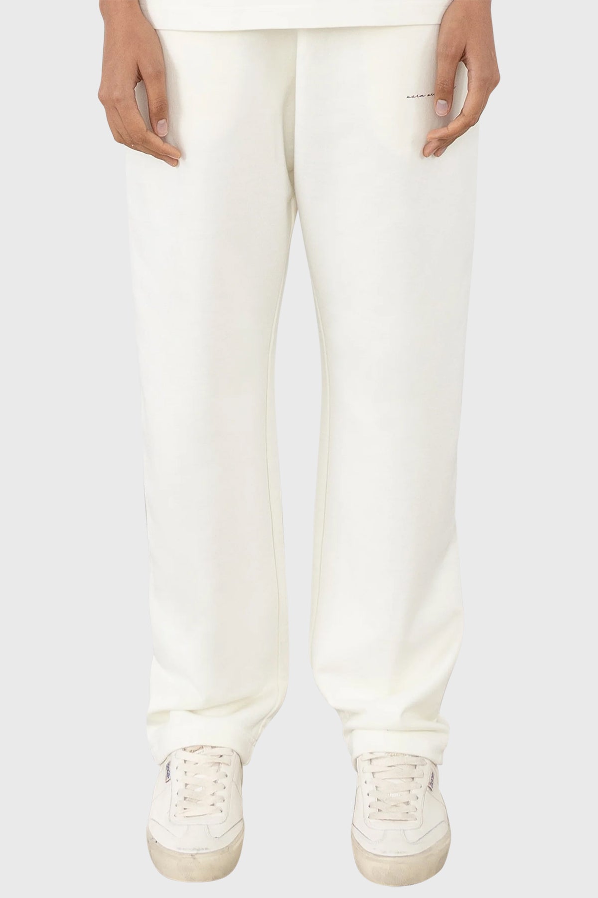 Off White Straight Leg Sweatpants