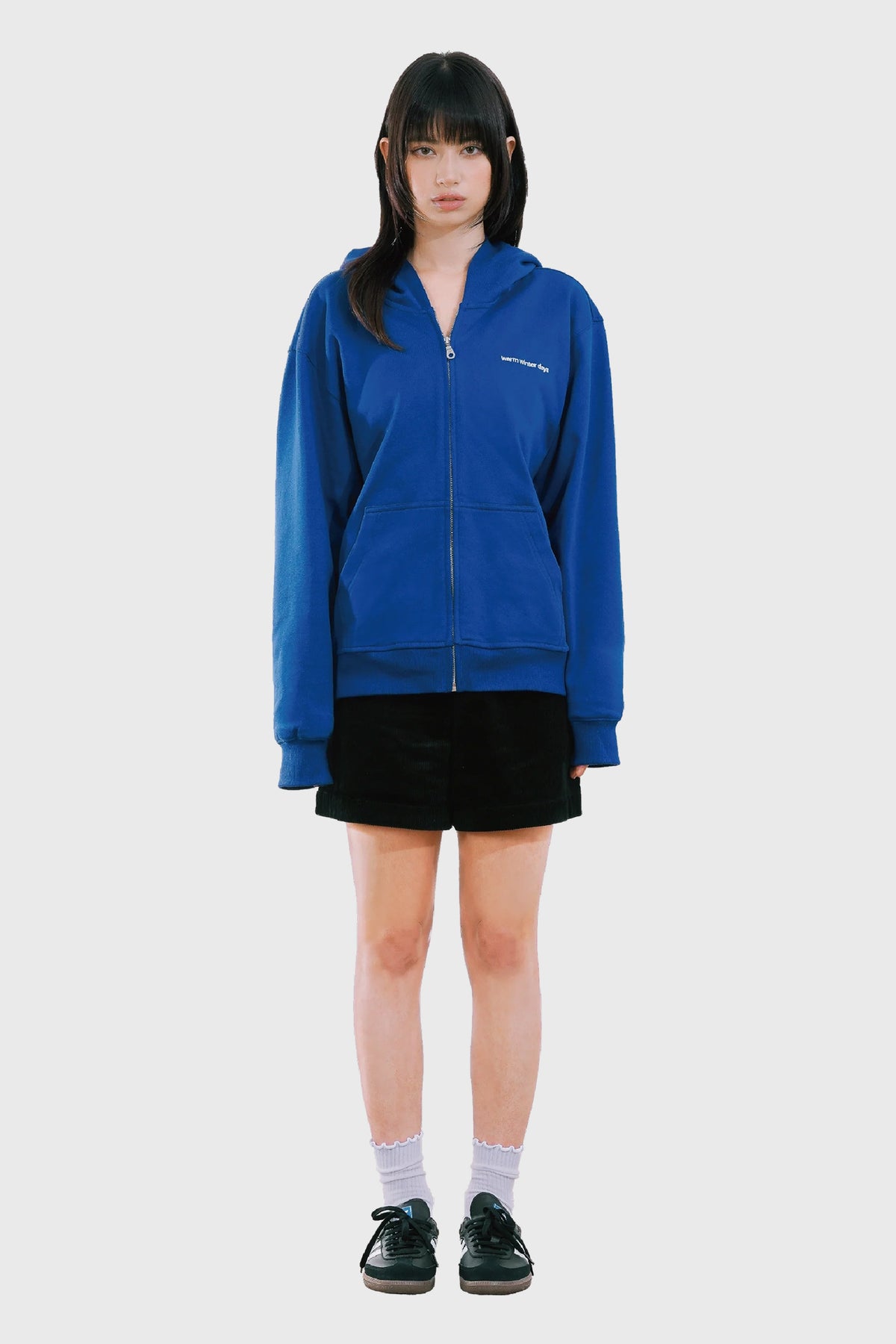 Sapphire Zip Up Hoodie