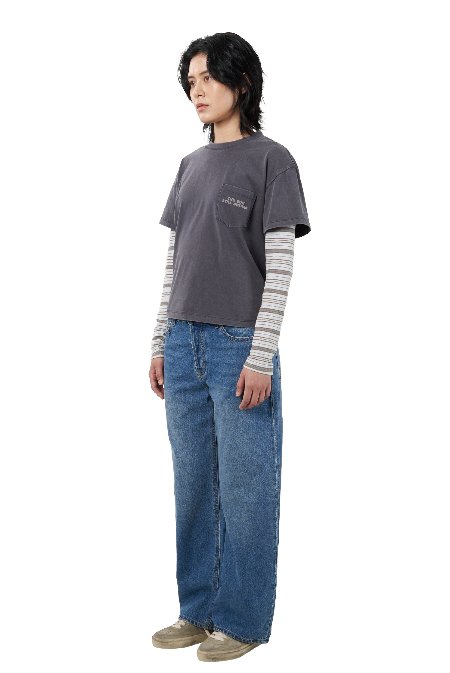 Double Layered Pocket Tee