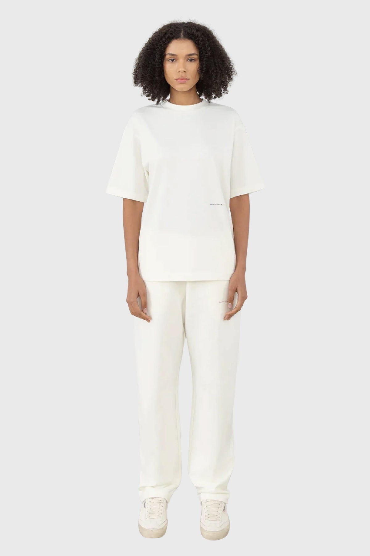 Off White Straight Leg Sweatpants