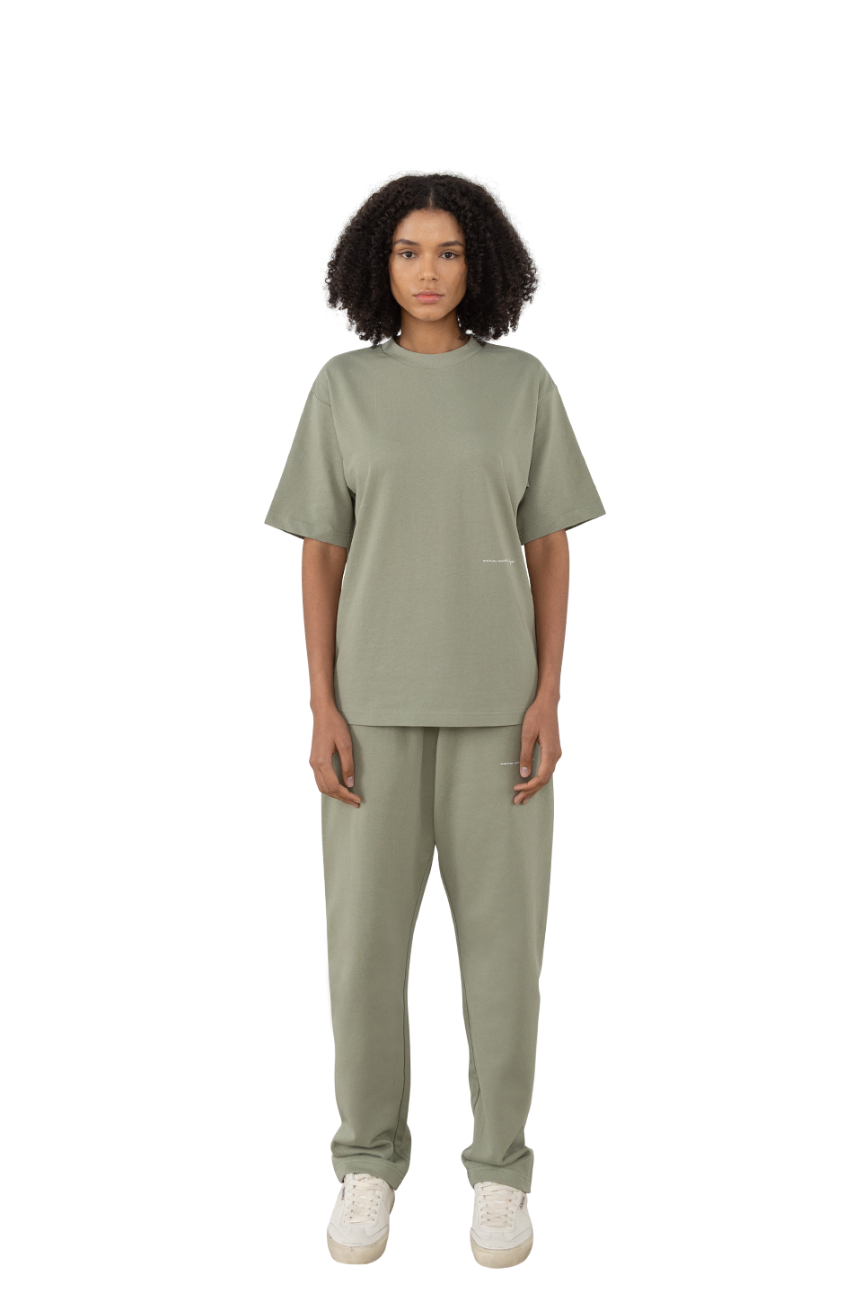 Box Tee in Sage