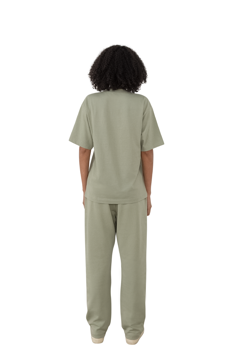 Box Tee in Sage